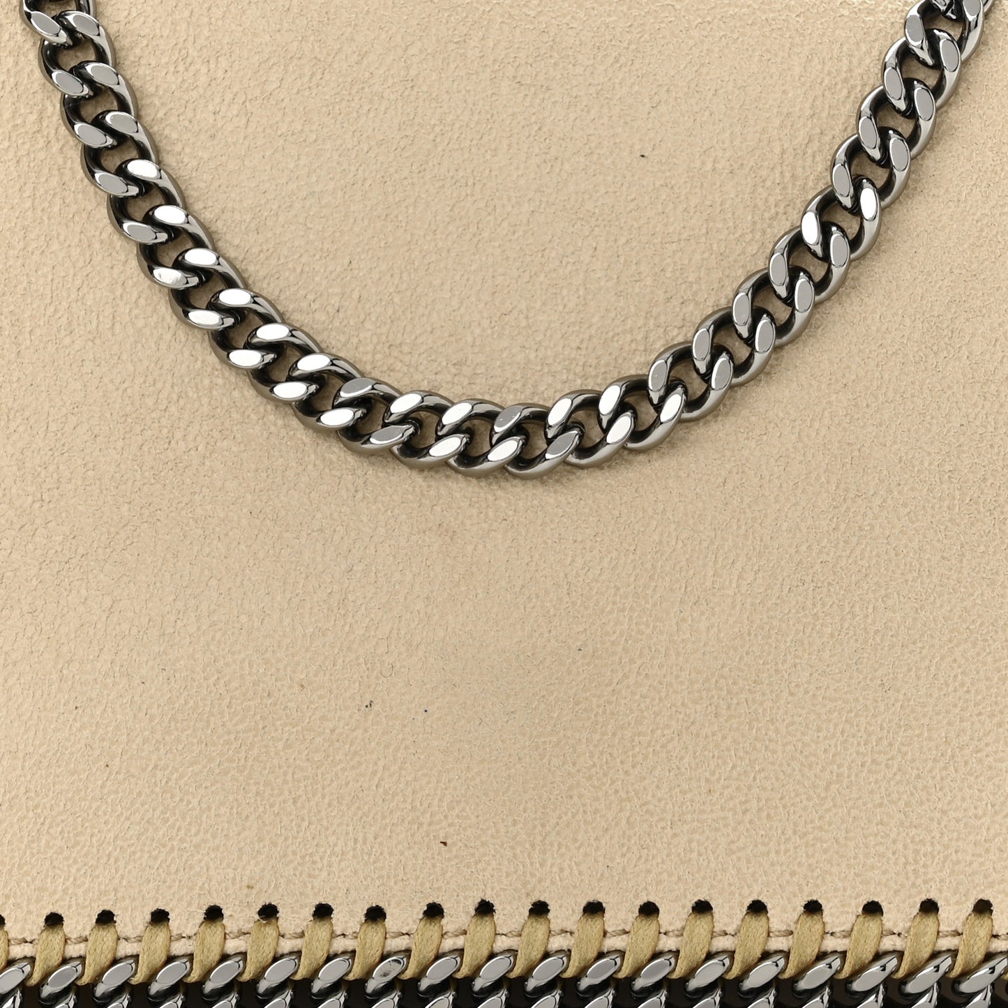 Shaggy Deer Falabella Crossbody Bag Beige