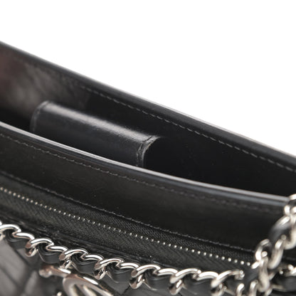 Chanel Aged Calfskin Quilted Shoulder Bag Black 13 of 13