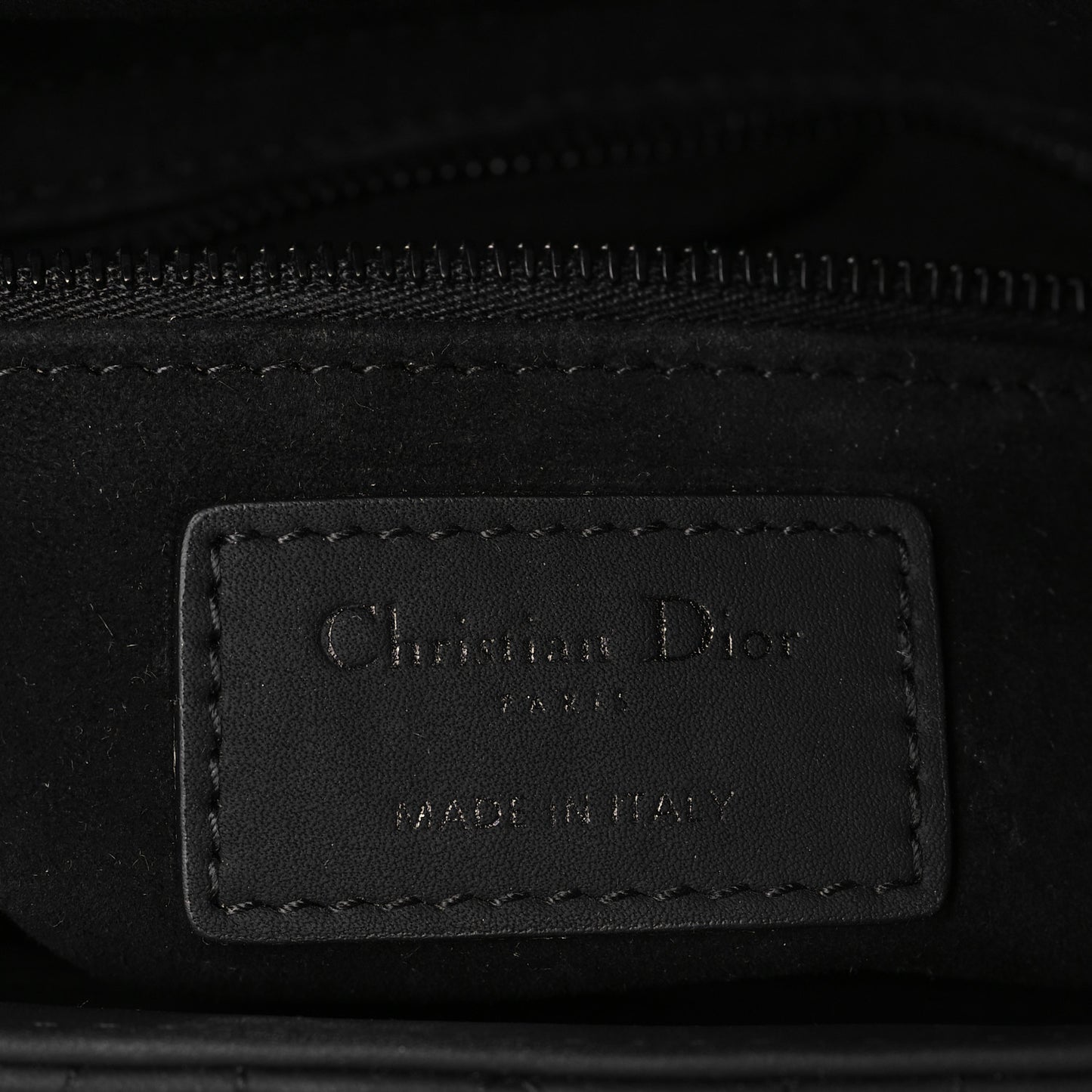Ultra Matte Calfskin Cannage Small My ABCDior Lady Dior Black