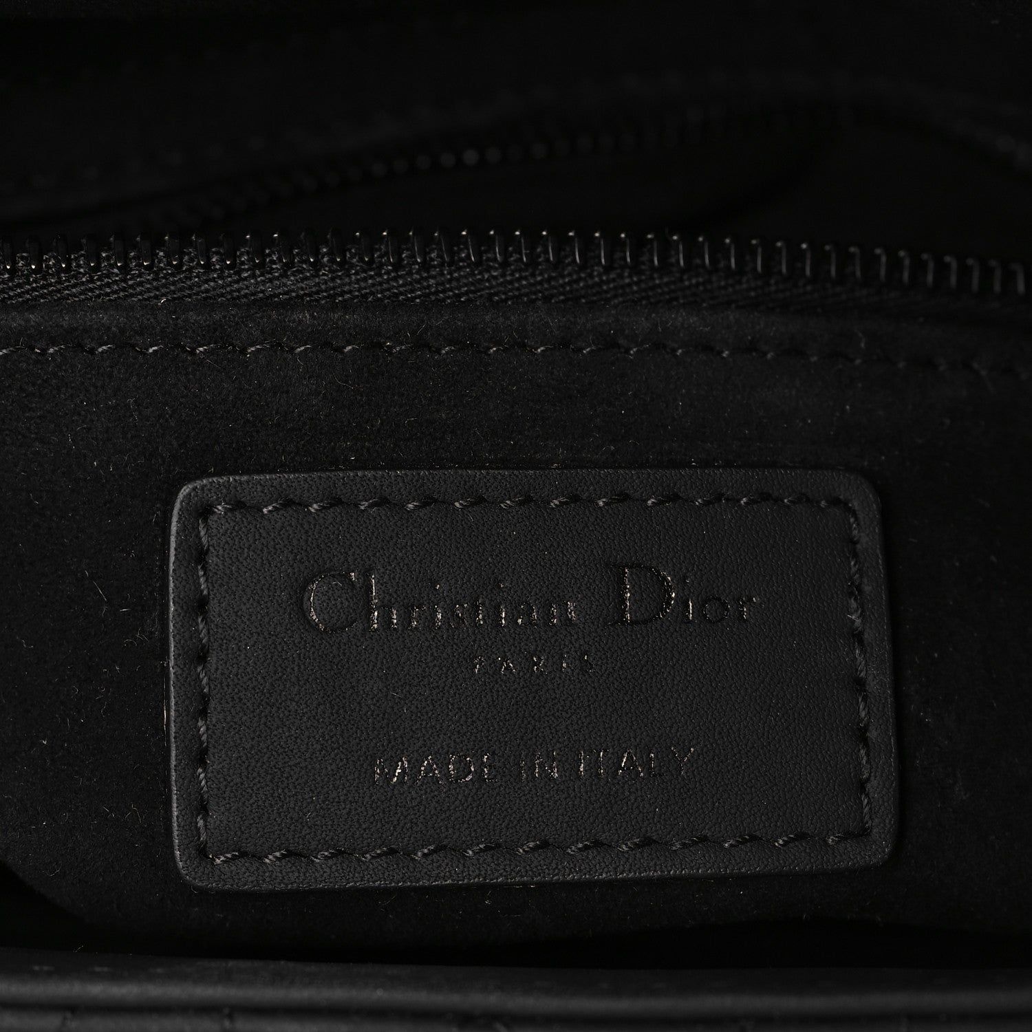Christian Dior Ultra Matte Calfskin Cannage Small My ABCDior Lady Dior Black 6 of 9