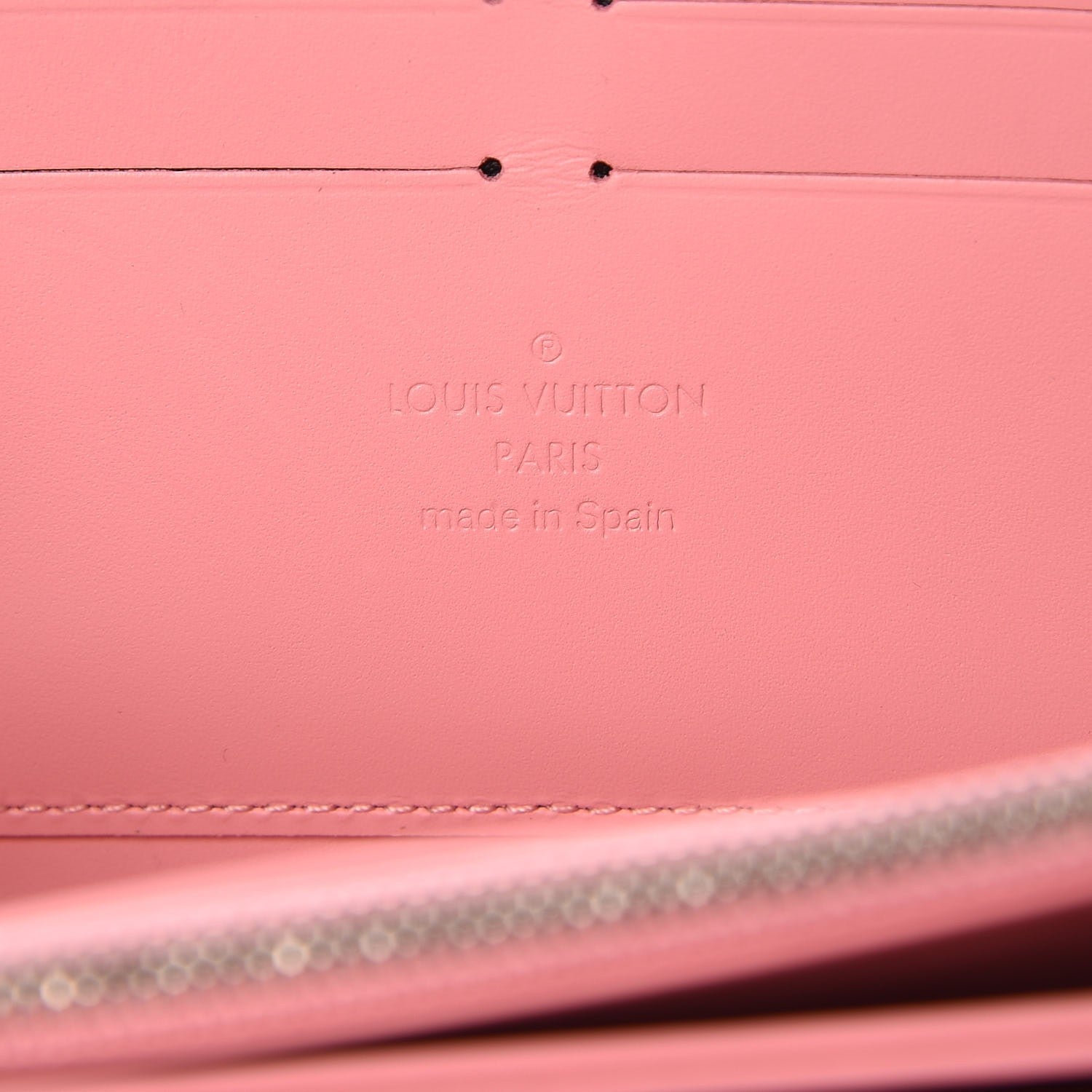Louis Vuitton Vernis Jungle Dots Zippy Wallet Sugar Pink Poppy 6 of 7