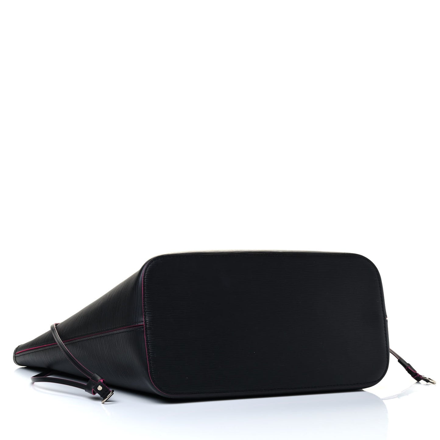 Epi Neverfull MM Black Hot Pink