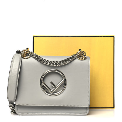 Fendi Vitello Century Opaco F is Fendi Small Kan I Shoulder Bag Ghiaccio 11 of 11