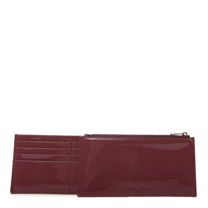 Christian Dior Patent Lady Dior Convertible Clutch Inserts Red 1 of 8
