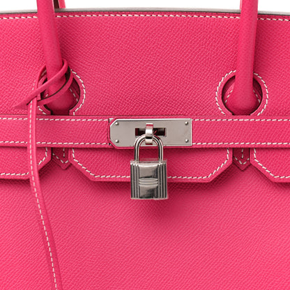 Hermes Epsom Birkin 35 Rose Tyrien 8 of 13