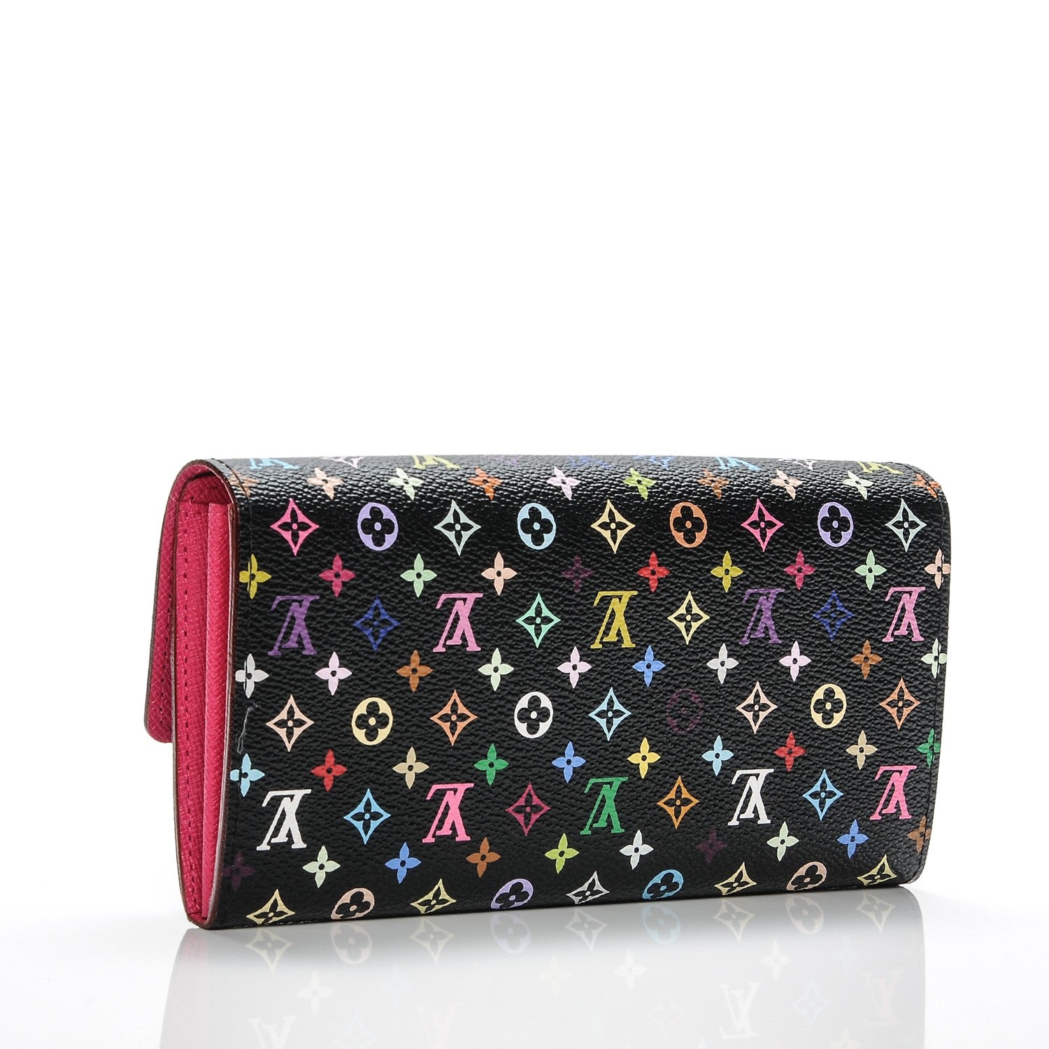 Louis Vuitton Monogram Multicolor Sarah Wallet Black Grenade 3 of 7