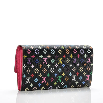 Louis Vuitton Monogram Multicolor Sarah Wallet Black Grenade 3 of 7