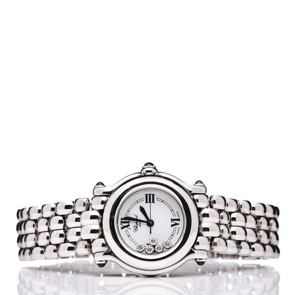 Chopard Stainless Steel 5 Diamond 26mm Happy Sport Quartz Watch 3 of 6