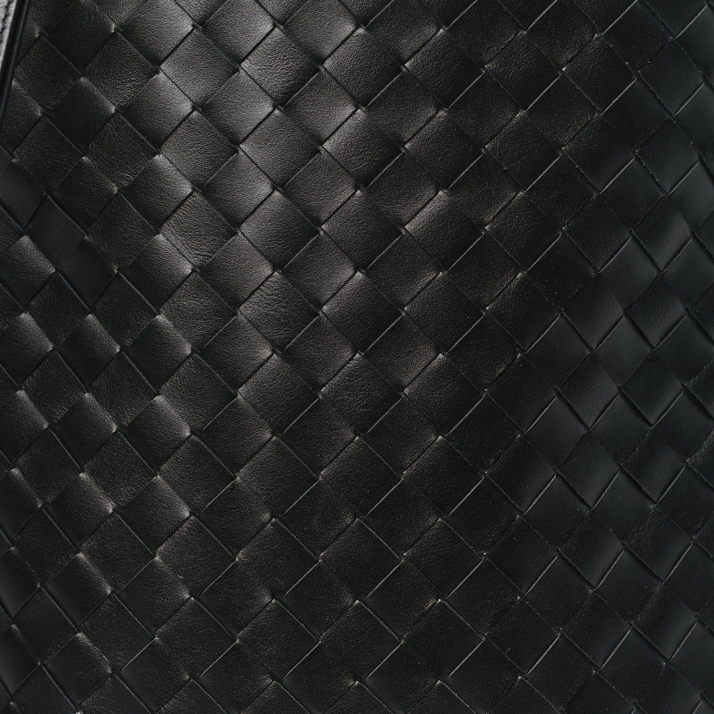 Lambskin Intrecciato Laptop Case Black