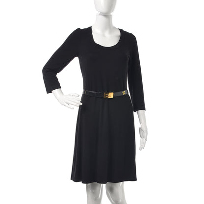 Chanel Calfskin CC Belt 75 30 Black 2 of 8