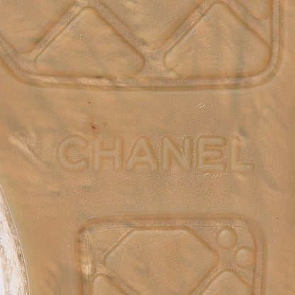 Chanel Distressed Patent CC Espadrilles 39 White 6 of 10