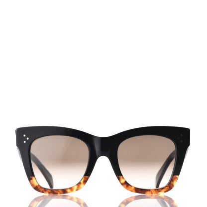 Celine Catherine Sunglasses CL 41098/F/S Black Havana 2 of 6