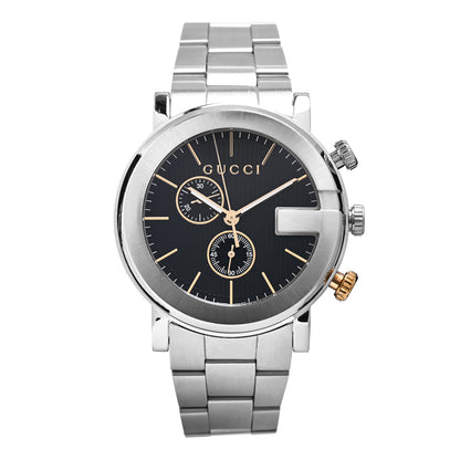 Gucci Stainless Steel 44mm G-Chrono Chronoscope Quartz Watch Black 1 of 4
