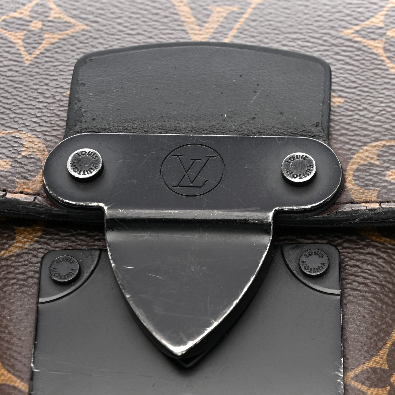 Louis Vuitton Monogram Macassar S Lock Messenger 15 of 18