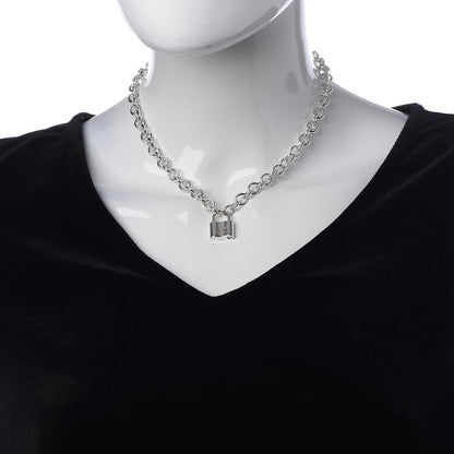 Tiffany Sterling Silver 1837 Lock Charm Necklace 2 of 6