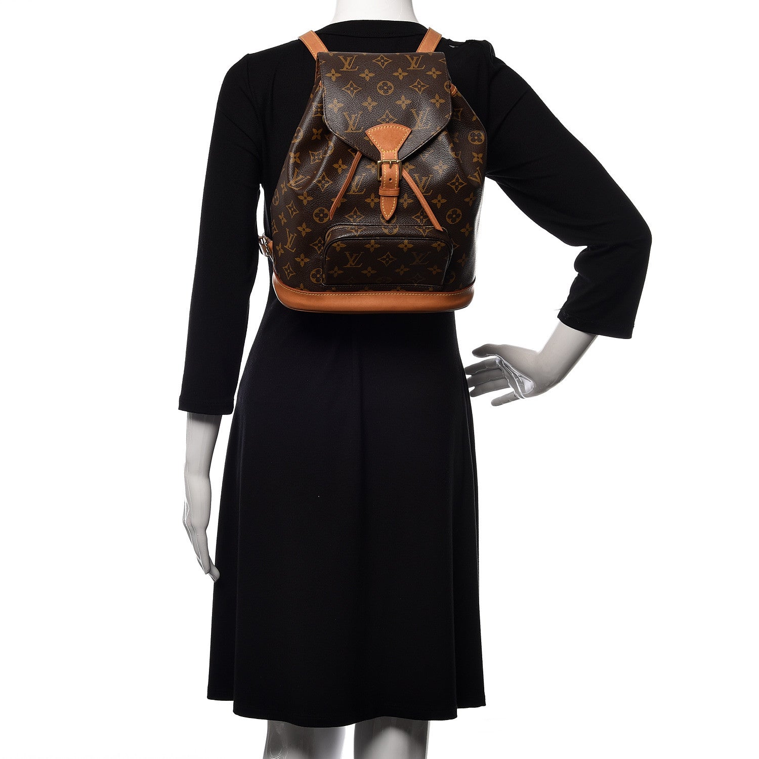 Louis Vuitton Monogram Montsouris MM Backpack 2 of 12