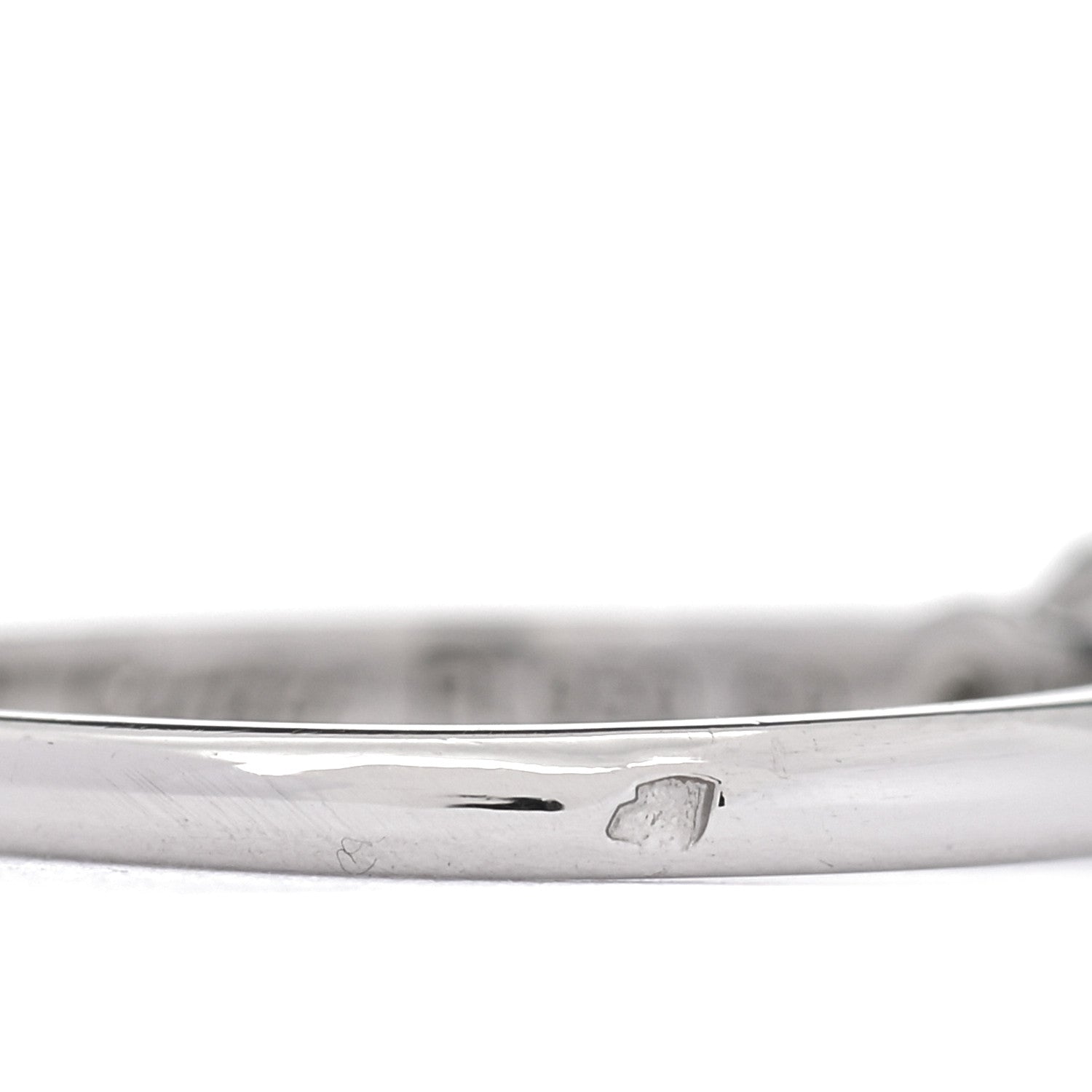 Cartier Platinum Diamond .19ct Solitaire Engagement Ring 50 5.25 7 of 8