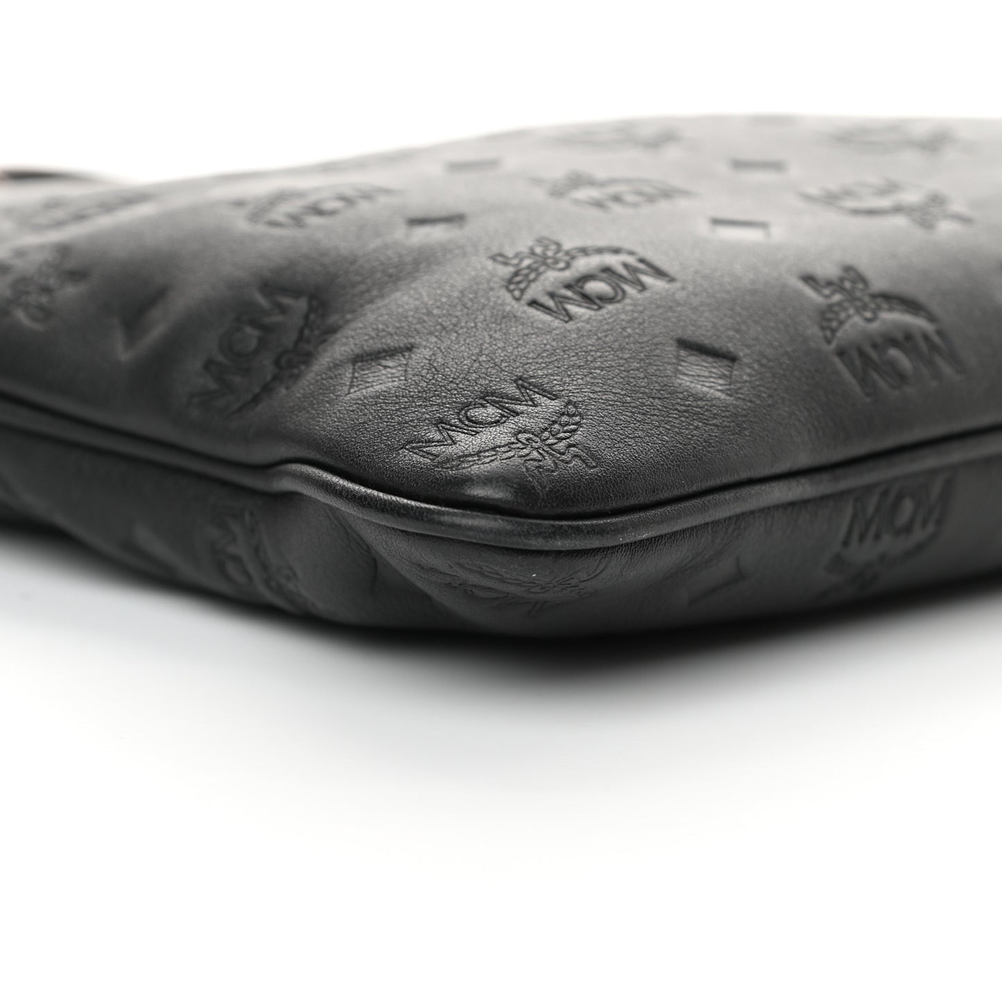 Calfskin Monogram Klara Crossbody Pouch Black