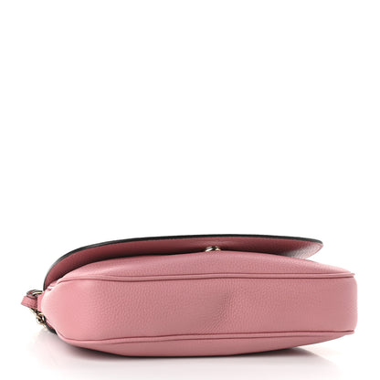 Gucci Pebbled Calfskin Medium Soho Flap Crossbody Pink 4 of 10