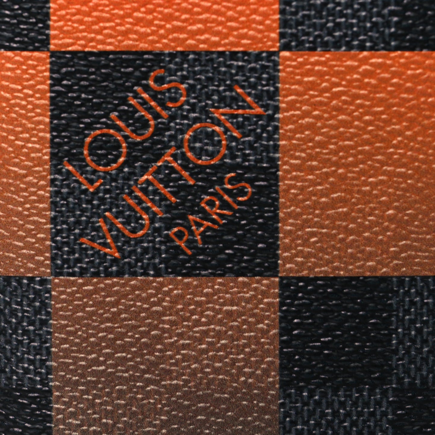 Damier Graphite Giant Pocket Organizer Orange