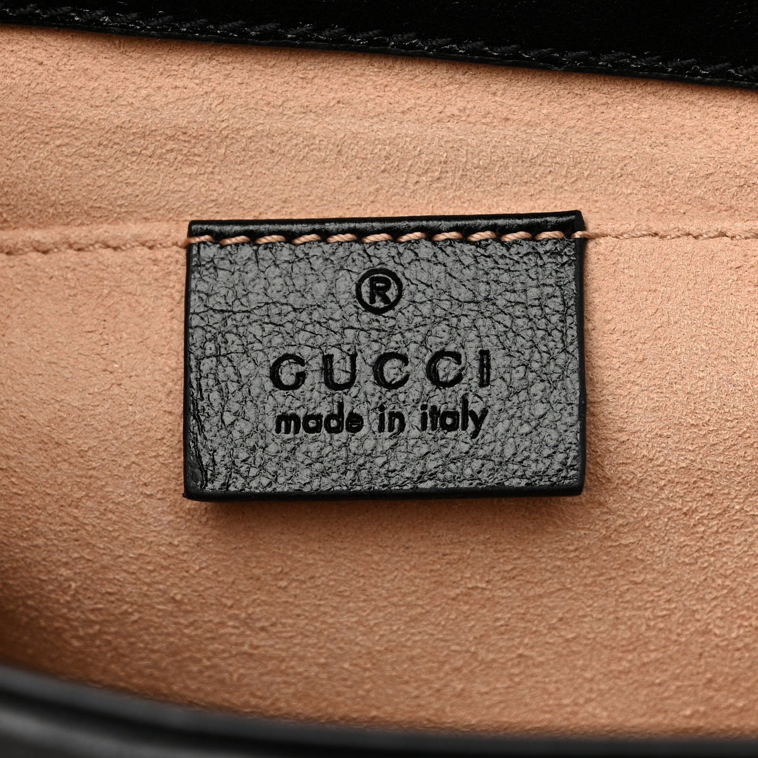 Gucci Monogram Matelasse Diagonal Mini GG Marmont Shoulder Bag Beige Black 6 of 11