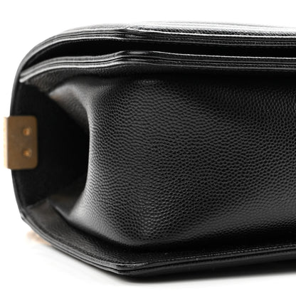 Chanel Caviar Quilted Medium Boy Flap Black 9 of 11