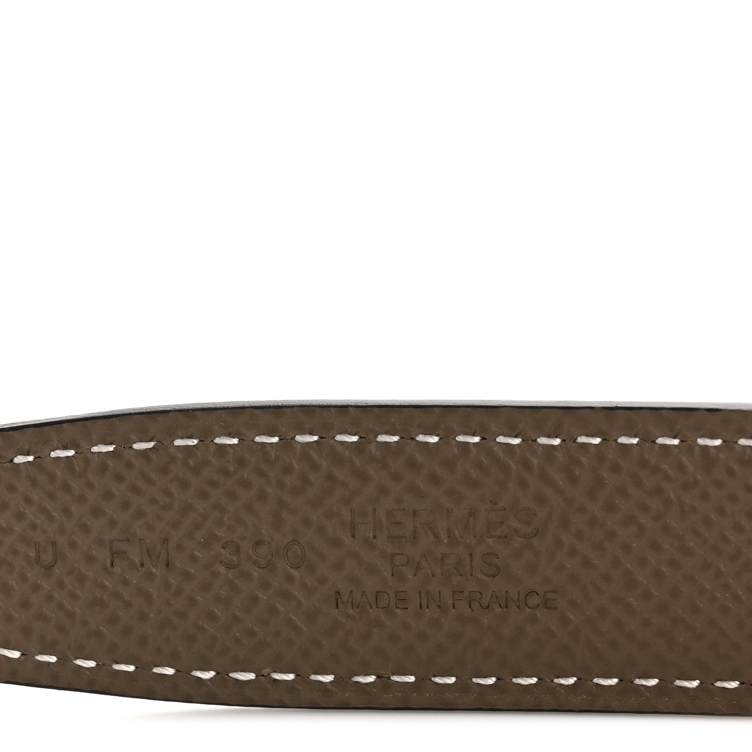 Hermes Swift Epsom 24mm Mini Constance H Belt 100 40 Black Etoupe 5 of 6