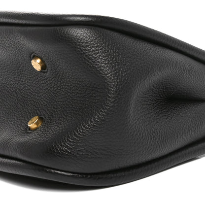 Mulberry Small Classic Grain Calfskin Small Leighton Black 9 of 9