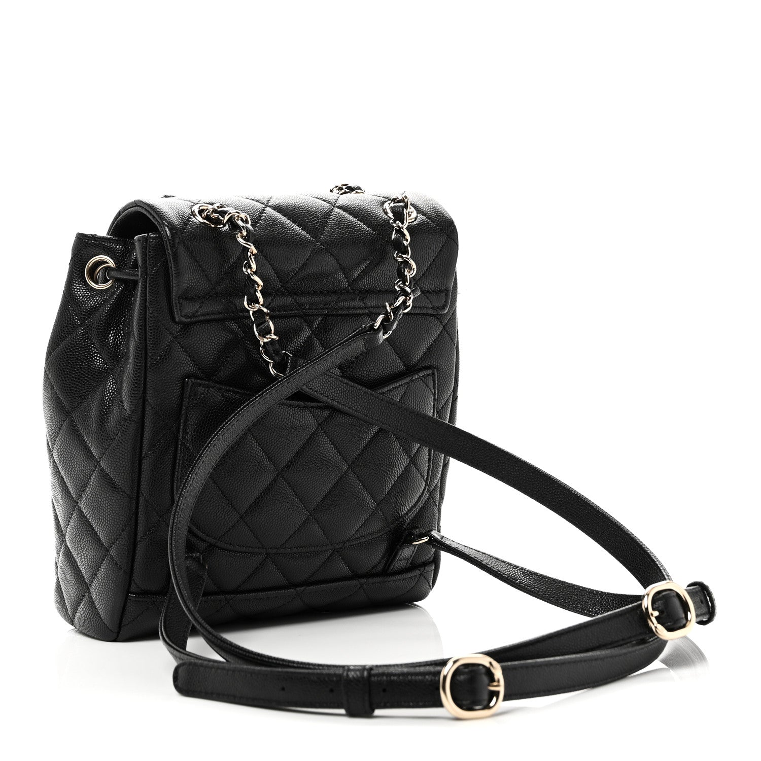 Chanel Caviar Quilted Mini Urban Spirit Backpack Black 3 of 11