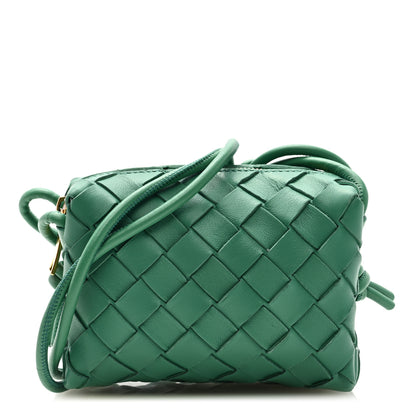 Bottega Veneta Nappa Intrecciato Candy Loop Camera Bag Mermaid 1 of 8