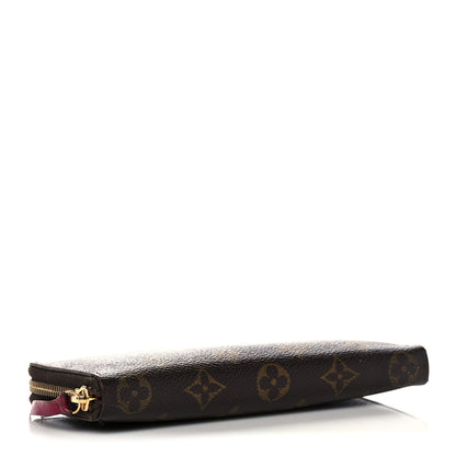Louis Vuitton Monogram Clemence Wallet Fuchsia 4 of 16