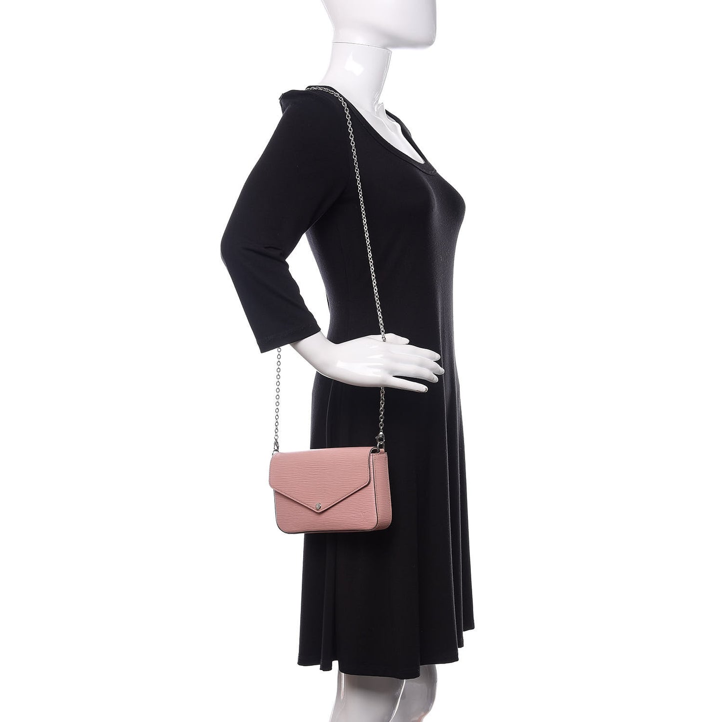Epi Pochette Felicie Rose Ballerine
