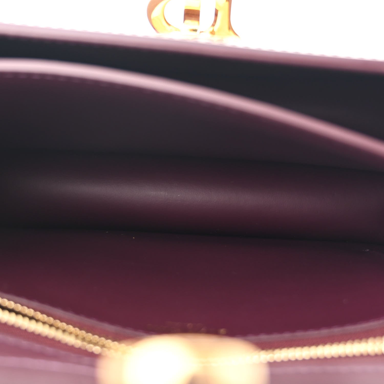 Burberry Calfskin Small TB Bag Deep Maroon 6 of 10