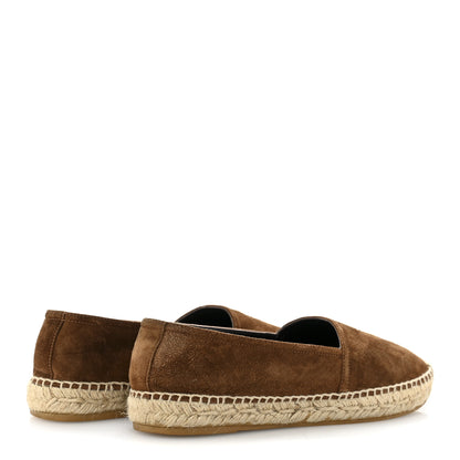 Saint Laurent Suede Monogram Espadrilles 36.5 Brown 5 of 11