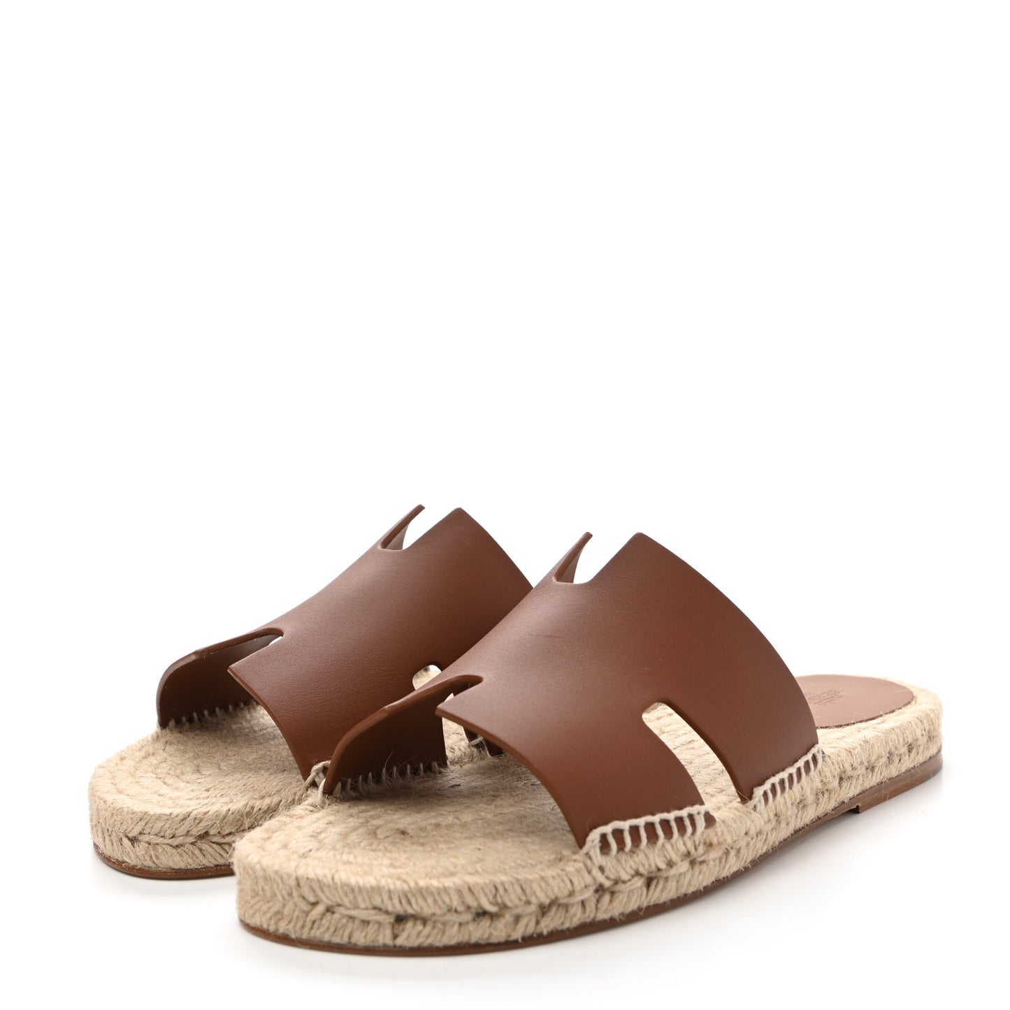 Calfskin Mens Antigua Espadrille Sandals 41 Naturel Safari
