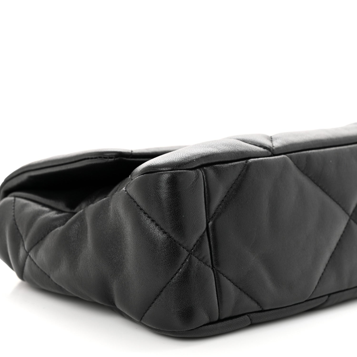 Chanel Lambskin Quilted Medium Chanel 19 Flap Black 9 of 10