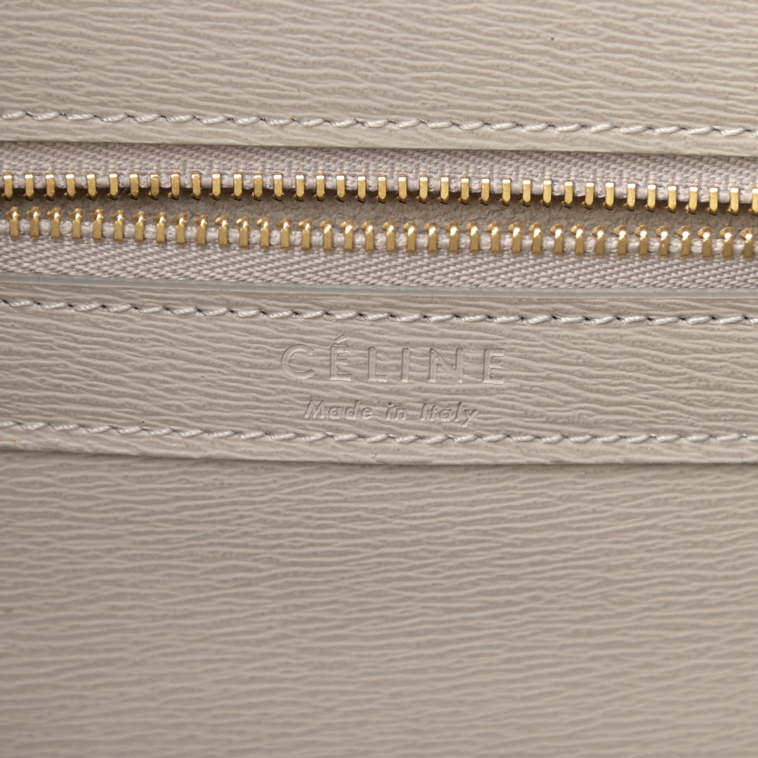 Celine Grained Calfskin Small Vertical Cabas Clay 6 of 11