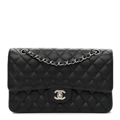 Chanel Caviar Quilted Medium Double Flap Black 1 of 10