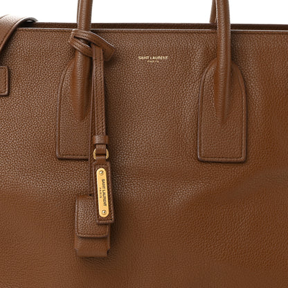 Saint Laurent Calfskin Large Sac De Jour Carryall Toasted Brown 6 of 11