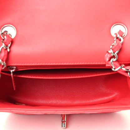 Chanel Patent Quilted Mini Square Flap Red 4 of 4