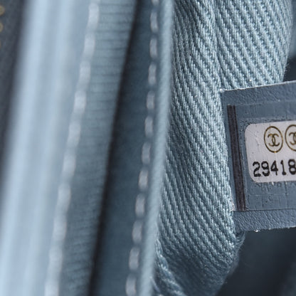 Chanel Caviar Quilted Small Business Affinity Flap Light Blue 6 of 10