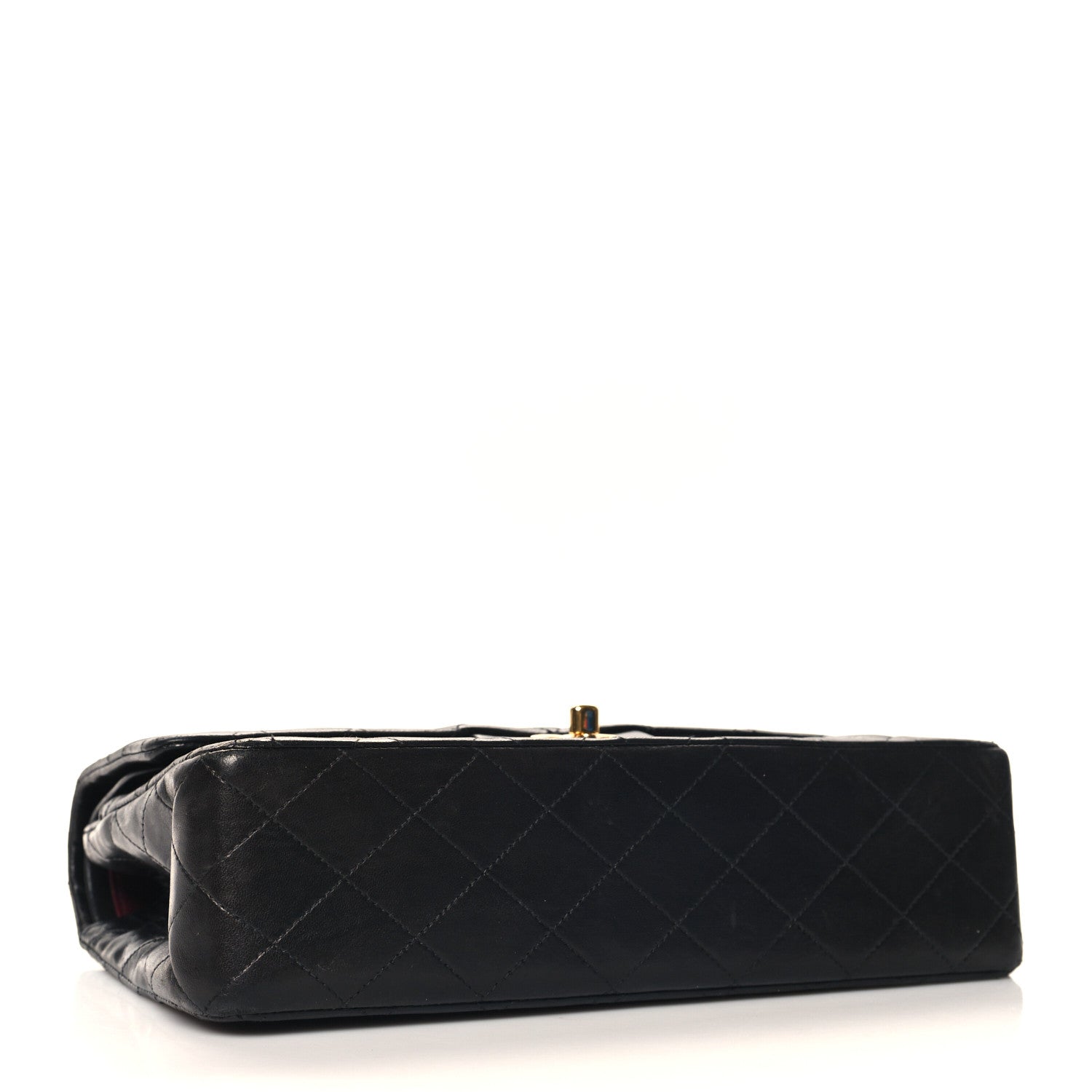 Chanel Lambskin Quilted Medium Double Flap Black 4 of 11