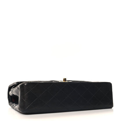 Chanel Lambskin Quilted Medium Double Flap Black 4 of 11