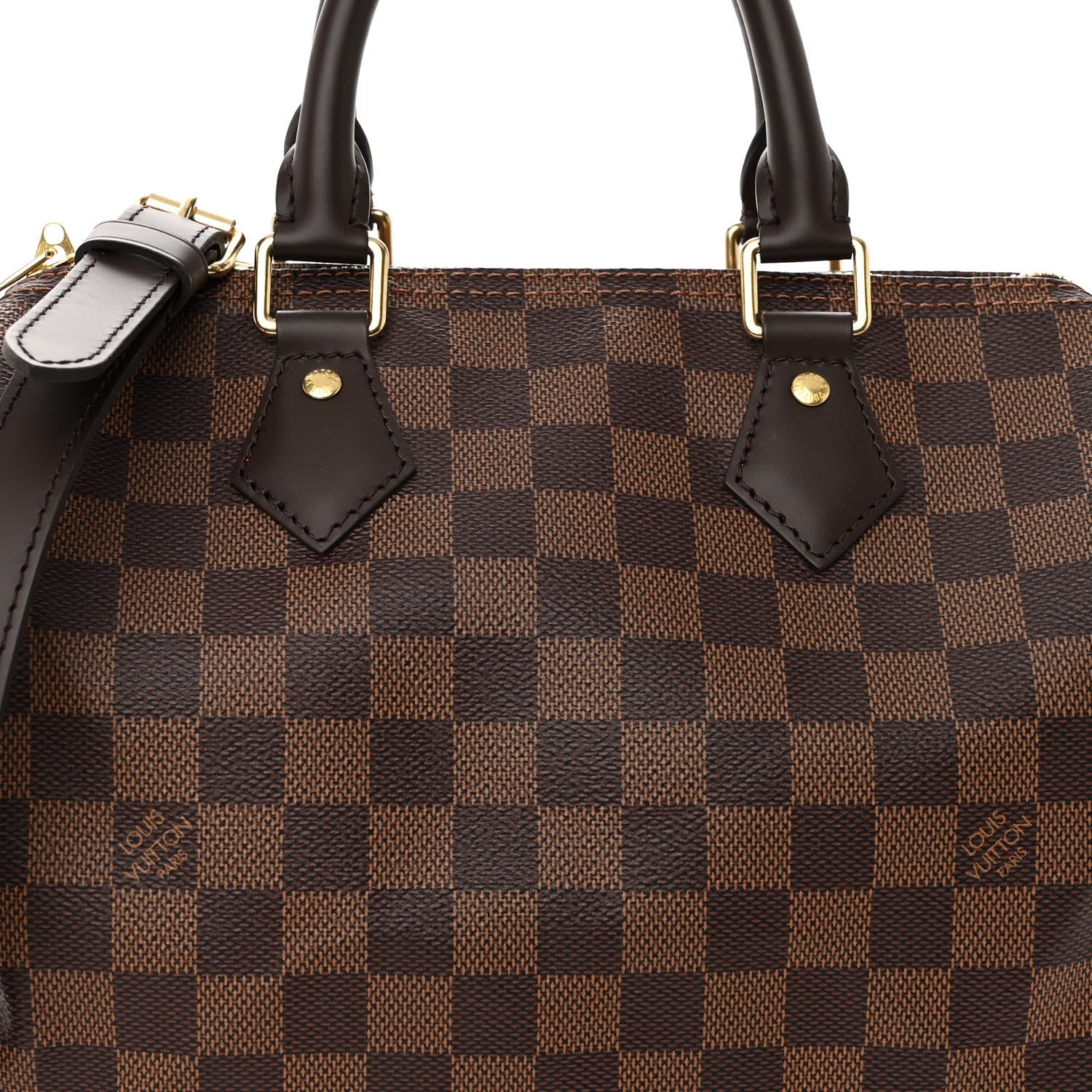 Louis Vuitton Damier Ebene Speedy Bandouliere 25 7 of 9