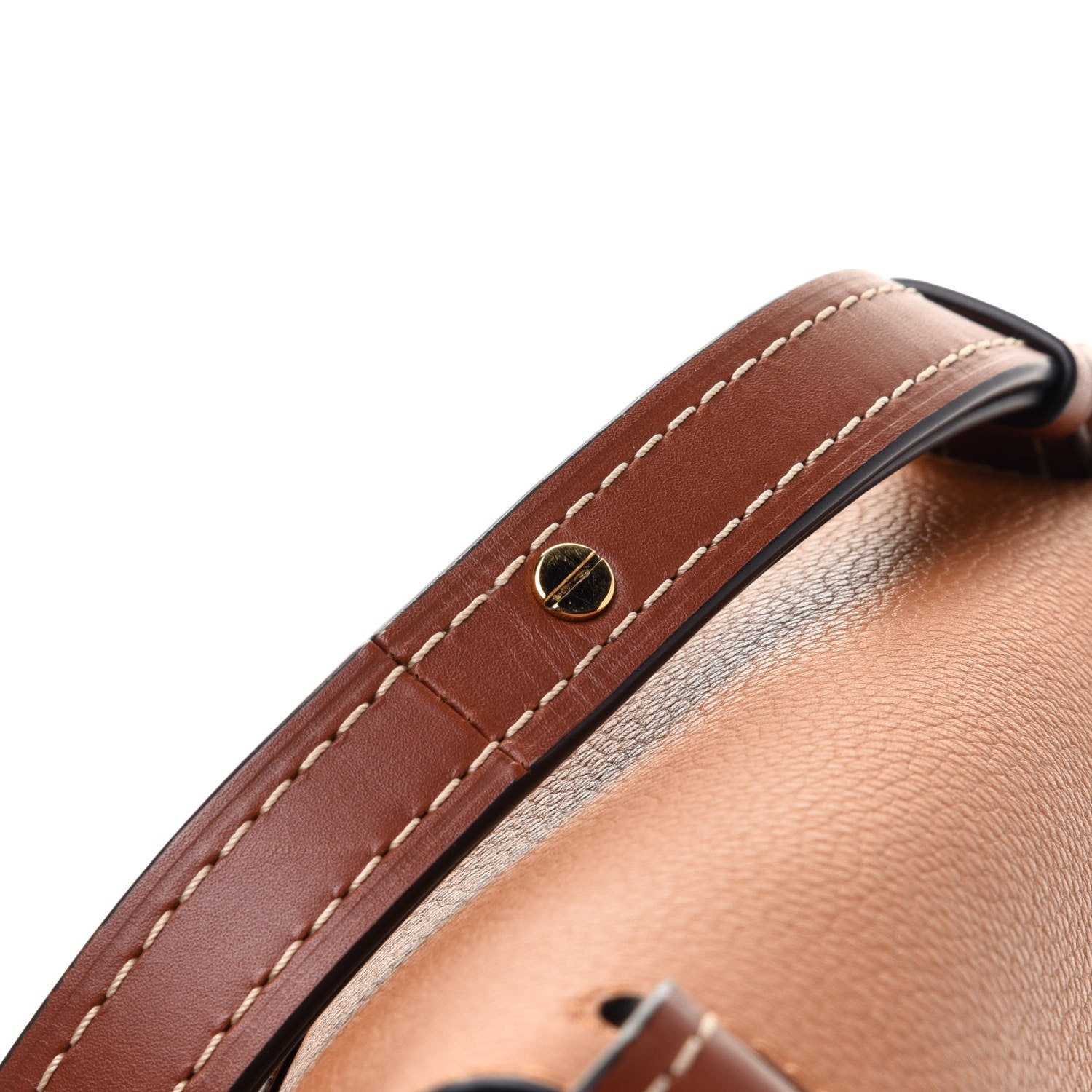 Loewe Grained Calfskin Small Gate Crossbody Bag Caramel Pecan 10 of 10