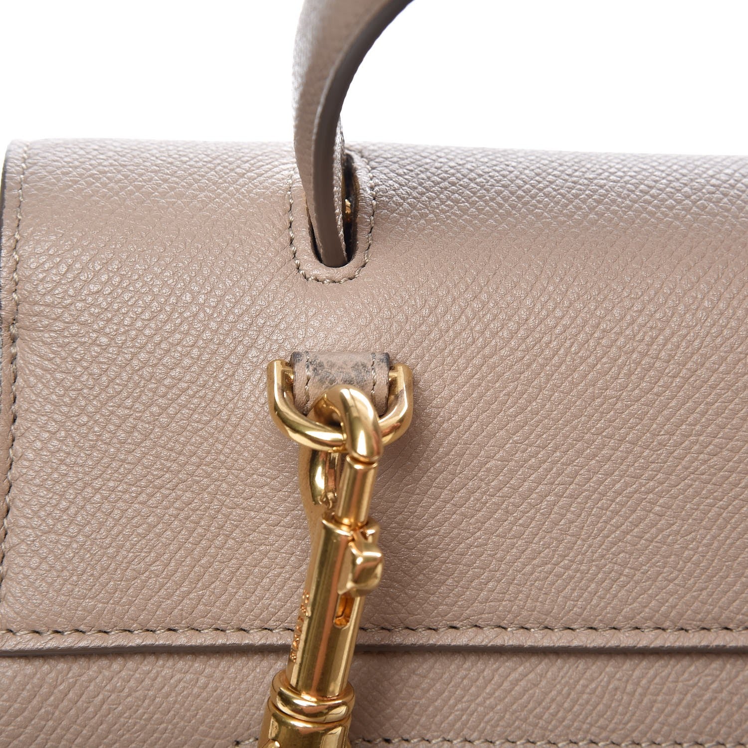 Celine Grained Calfskin Mini Belt Bag Dune 8 of 8