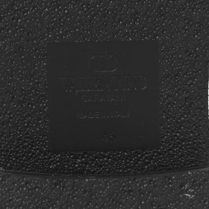 Valentino Garavani Calfskin Rockstud Mens M-Way Square Toe Boots 45 Black 8 of 9