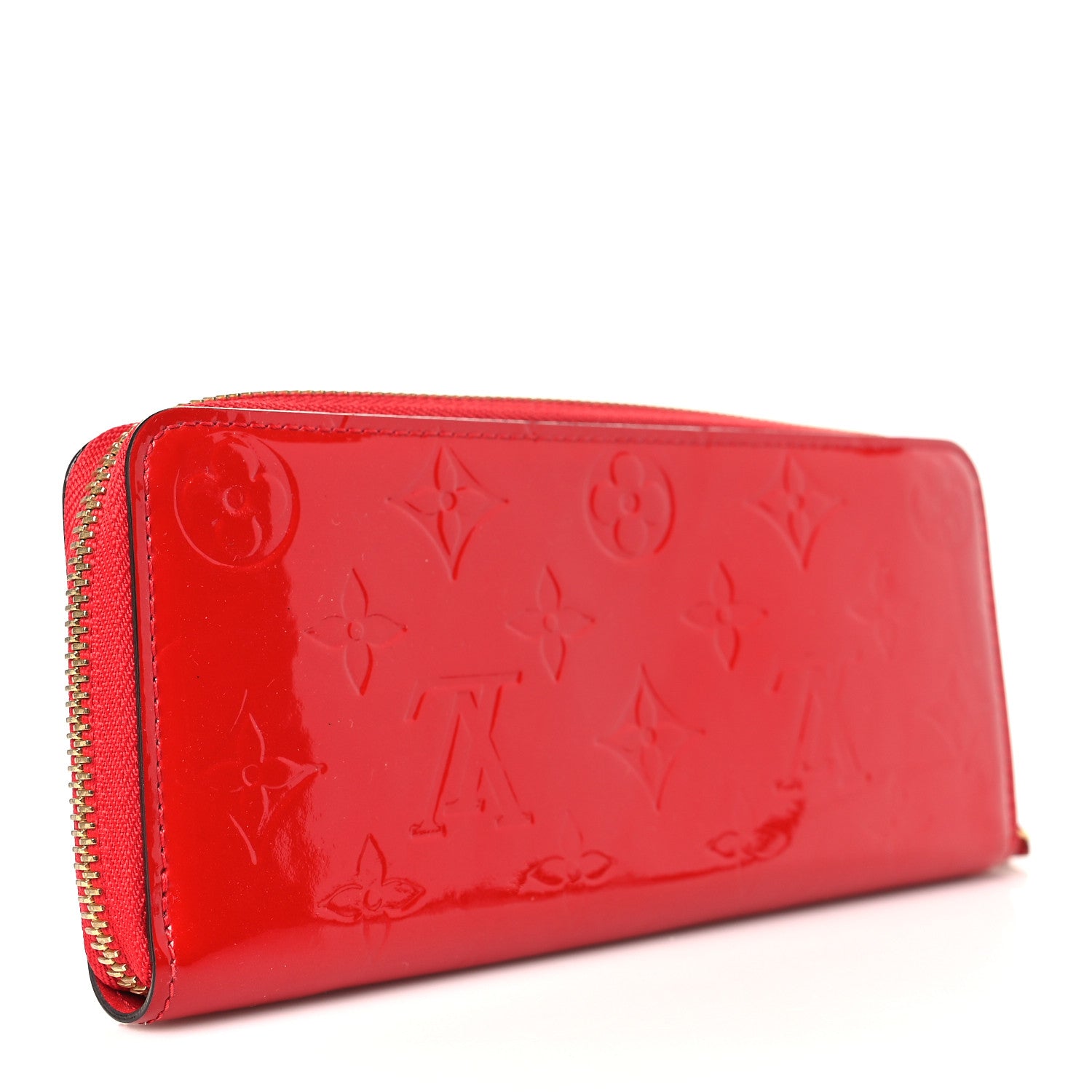 Louis Vuitton Vernis Clemence Wallet Cherry 3 of 6