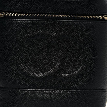 Chanel Caviar Vanity Cosmetic Case Black 6 of 13