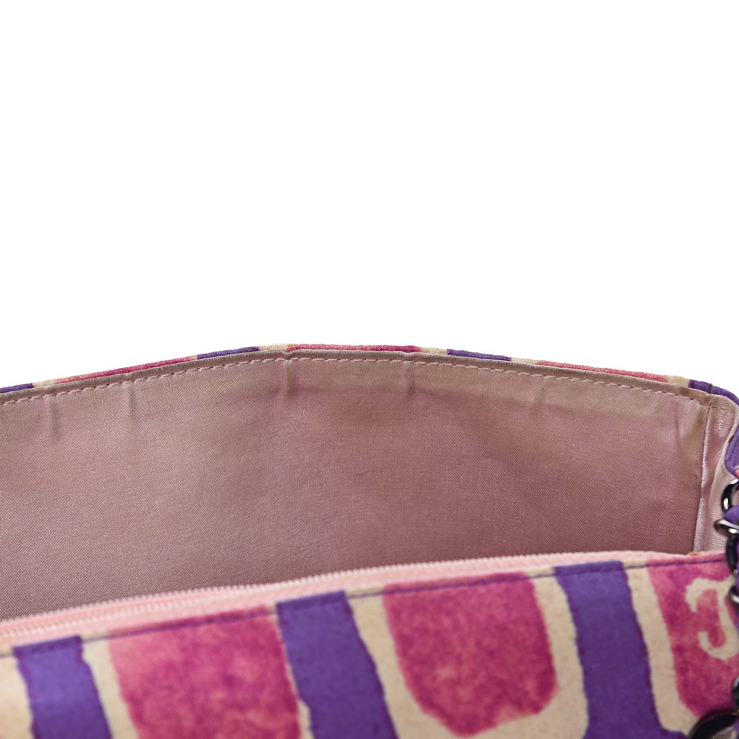Chanel Nylon Printed Small Flap Purple 12 of 24